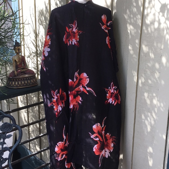 New! Black Floral  K I M O.N O - Picture 7 of 9